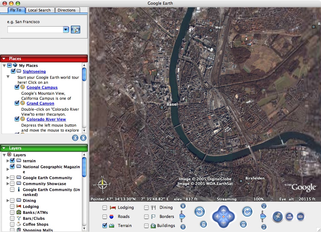 Google Earth para Mac 10.6.8
