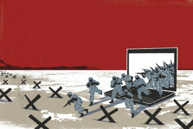 Normandie: Soldaten springen aus dem Laptop