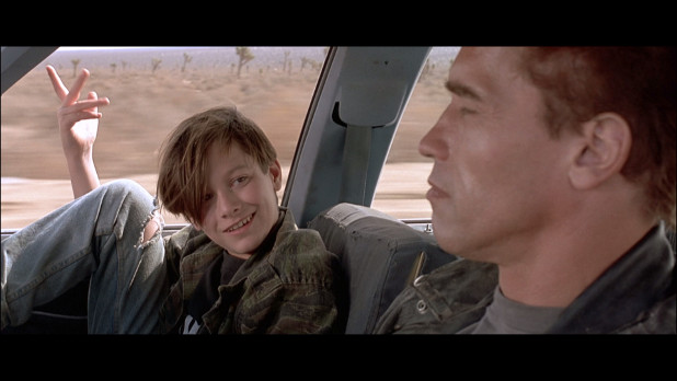 John Connor im Dialog mit dem Terminator