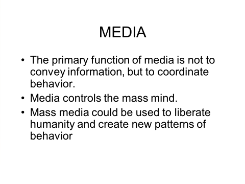 media control behavior